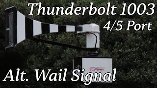 1962 Federal Thunderbolt 1003 Siren  Alternating Wail Signal 45 Port [upl. by Tal]