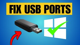 How To Fix USB Ports Not Working Windows 11 [upl. by Reiner]