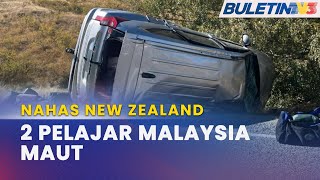 KEMALANGAN DI NEW ZEALAND  2 Pelajar Malaysia Maut 3 Cedera [upl. by Anni]