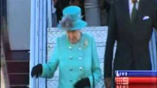 Her Majesty the Queen arrives in Australia 2011 [upl. by Erehpotsirhc]