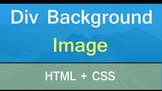 Set background image in div box using html and css  css div box container [upl. by Aenel]