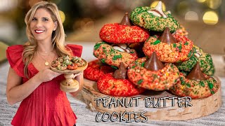 Hershey Kiss Peanut Butter Cookies the Perfect Christmas Cookies Recipe [upl. by Alissa]