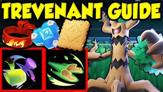 POKEMON UNITE TREVENANT GUIDE Best Master Rank TREVENANT Build Pokemon Unite [upl. by Nicks261]