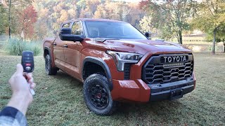 2024 Toyota Tundra TRD PRO Start Up Exhaust Offroad Walkaround and Review [upl. by Esinal]