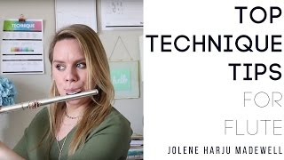 Top Technique Tips for Flute  JoleneFlute [upl. by Allimac546]