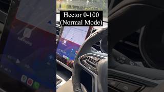 MG Hector 0 to 100 test Automatic CVT [upl. by Ayidah890]