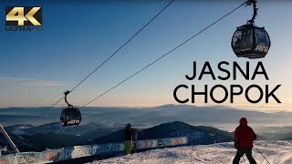 Jasna Chopok Nízke Tatry 2017 I 4K skiing Slovensko Słowacja Slovakia trip [upl. by Cavill]