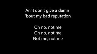 Bad Reputation  Joan Jett  with lyrics [upl. by Heintz]