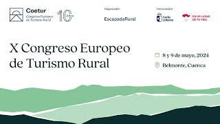 X Congreso Europeo de Turismo Rural · 9 Mayo [upl. by Elam632]