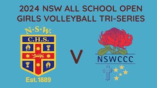 NSW All Schools TriSeries Girls CHS v CCC 21 June 2024 [upl. by Cock953]