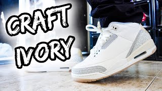 NADIE SE ESPERABA QUE ESTAS JORDAN SE AGOTASEN EL MISMO DIA JORDAN 3 CRAFT IVORY [upl. by Alenson]