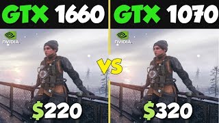 GTX 1660 vs GTX 1070 [upl. by Immot]