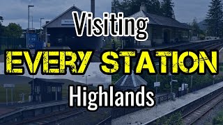 All 60 Highland Railway Stations visiting EVERY station [upl. by Valsimot]