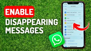 How to Enable Disappearing Messages on Whatsapp  Full Guide [upl. by Wales411]