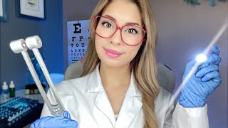 ASMR The MOST Detailed Cranial Nerve Exam YOUVE SEEN Doctor Roleplay Ear Eye Exam Hearing Test [upl. by Beckett]