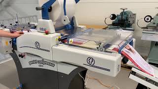 Foliant Gemini Compressor 400A laminating machine [upl. by Naitsirt]