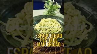 Espaguete ao pesto de manjericão receita sabor facil food dicas [upl. by Aetnuahs]