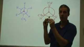 Conformational isomers with propane  Newman projections [upl. by Asetal]