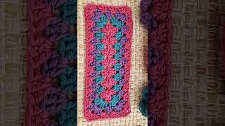 Crochet Granny Rectangle Blanket WIP 💕🔮🧶 crochet yarnlove yarnlife yarn grannystitch grannyluv [upl. by Earvin]