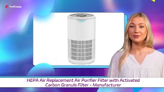 HEPA Air Replacement Air Purifier Filter with Activated Carbon Granule Filter  Manufacturer [upl. by Anileba]