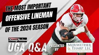 Who will be Georgias most important offensive lineman in 2024  Season Preview [upl. by Ardra]