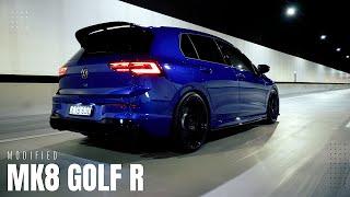 Tunnel Run in my Modified MK8 Golf R  Epic Cinematic 4K [upl. by Minier]