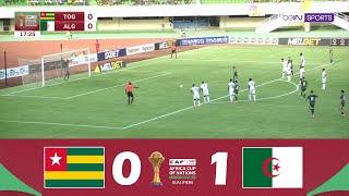 Togo contre Algérie 01  Éliminatoires AFCON 2025  Résumé de Match [upl. by Evelunn]