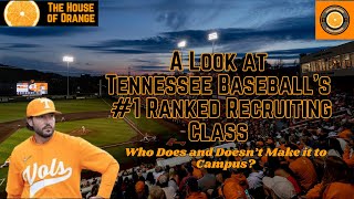 Tennessee Baseball A Look at Tennessees 1 Ranked Recruiting Class [upl. by Edwine]