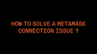 How to Solve Metamask x Ledger Connection Issues [upl. by Litnahc]