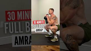 30 Minute AMRAP Full Body Kettlebell kettlebellworkout fullbodyworkout [upl. by Liuqa]