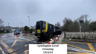 Lymington Level Crossing 19324 [upl. by Girand]