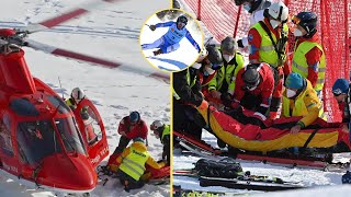 Alexis Pinturault’s Terrifying Crash at Wengen 2024 SuperG A Detailed Analysis [upl. by Irolam521]