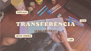 TRANSFERÊNCIA EXTERNA FISIOTERAPIA UFMG [upl. by Kendry]