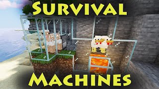 Survival Machines  Minecraft Island Survival [upl. by Nomahs359]