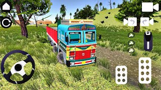 Offroad Indian Truck Simulator  Indian Tata Truck Funny Driving Video Game  Android Gameplay [upl. by Sanalda]