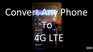 Convert Any 2G3G Phone to 4G LTE Phone For Reliance JioTMobileATampT Solved [upl. by Enajharas698]