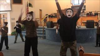 Silent Ministers Youth Mime  quotWaging Warquot by CeCe Winans [upl. by Stilu]