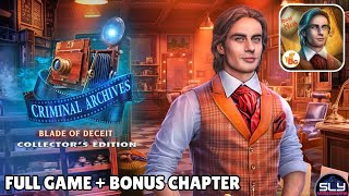 Criminal Archives 4 Blade of Deceit Full Walkthrough [upl. by Atiuqat124]