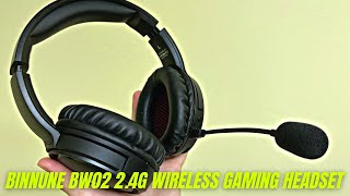 BINNUNE BW02 24G Wireless Gaming Headset with Microphone for PS4 PS5 Review amp Test [upl. by Lyrret]