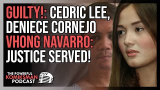 Vhong Navarro JUSTICE SERVED Cedric Lee Deniece Cornejo GUILTY  TKM LIVE with Atty Rizal [upl. by Geithner]