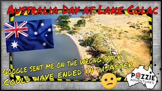 Australia Day Getaway to Lake Colac campingvictoria campingwithdogs franklincx22 [upl. by Finella]