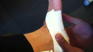 Proper athletic taping for Plantar Fascia support [upl. by Hansen78]