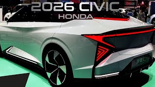 2026 HONDA CIVIC  All New Interior and Exterior Future Design [upl. by Maleki251]