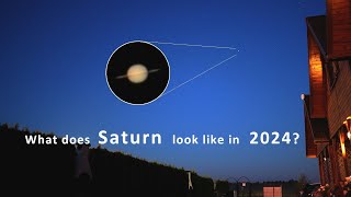 Zooming in on Saturn in 2024 Nikon P1000 SUPERZOOM camera Saturn visible before sunrise [upl. by Aldas]