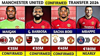 🚨ALL MANCHESTER UNITED AGREED JANUARY TRANSFER NEWS 2024 [upl. by Engle605]