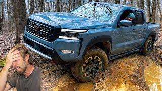 2023 Nissan Frontier PRO4X Off Road Review [upl. by Rexanne376]