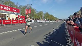 Rimi Riga Marathon 2023 Woman Finish 21km Ilona Marhele [upl. by Llenrub]