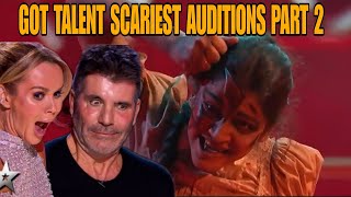 Got Talents SCARIEST Auditions Part 2 – You Wont Believe What Happens [upl. by Annam]