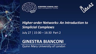 Higherorder Networks An Introduction to Simplicial Complexes 2 GINESTRA BIANCONI [upl. by Lalita806]