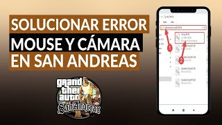 Cómo solucionar el error del mouse cámara y pantalla en el GTA SAN ANDREAS en PC [upl. by Weintrob]